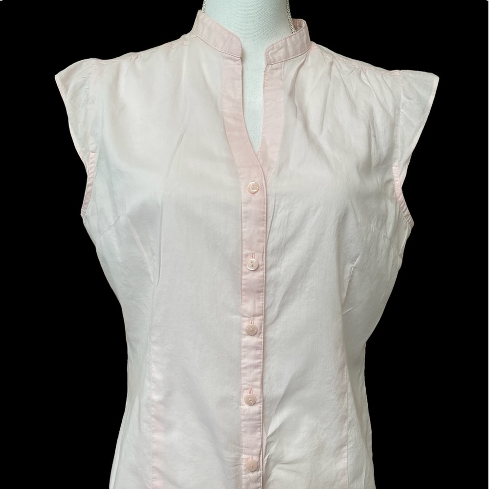 PERSONAL IDENTITY LIGHT PINK COTTON SLEEVELESS TOP, SIZE XL